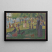 Studio per Un domenica pomeriggio all'Île de la Grande Jatte - Georges Seurat — quadro incorniciato alla parete