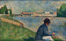 Studio per I Bagnanti ad Asnières - Georges Seurat — vista dell’opera