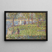 Studio per La Grande Jatte - Georges Seurat — quadro incorniciato alla parete