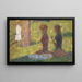 Studio di figure per La Grande Jatte - Georges Seurat — quadro incorniciato alla parete