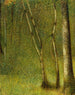 La Forêt de Pontaubert - Georges Seurat — vista dell’opera