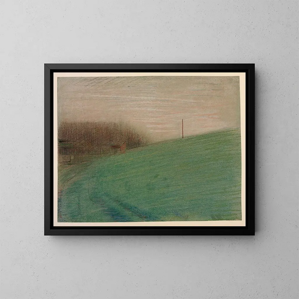 La Prairie - Georges Seurat — quadro incorniciato alla parete