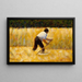 Il mietitore - Georges Seurat — quadro incorniciato alla parete