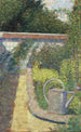 L'arrosoir Jardin au Raincy - Georges Seurat — vista dell’opera