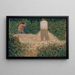 Due scalpellini - Georges Seurat — quadro incorniciato alla parete
