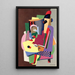 La leçon de piano - Georges Valmier — quadro incorniciato alla parete