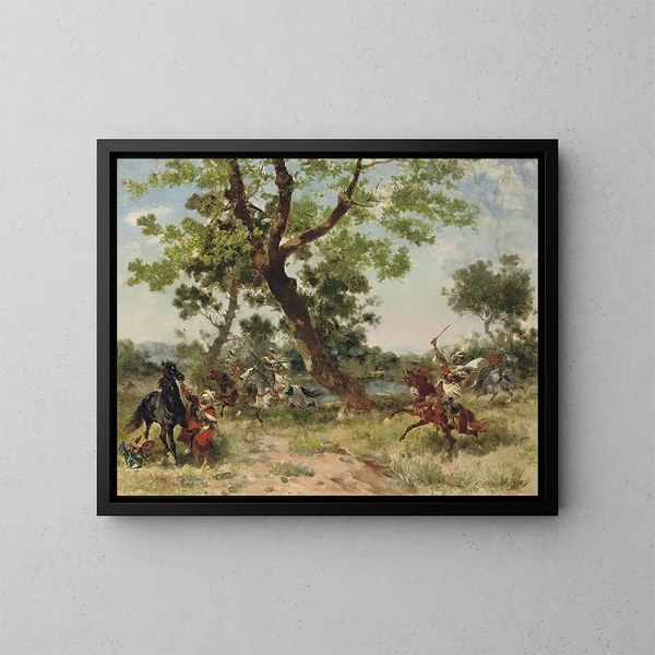 Una banda di saccheggiatori - Georges Washington — quadro incorniciato alla parete