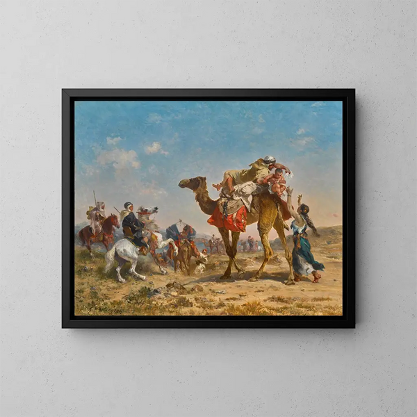 Le départ - Georges Washington — quadro incorniciato alla parete