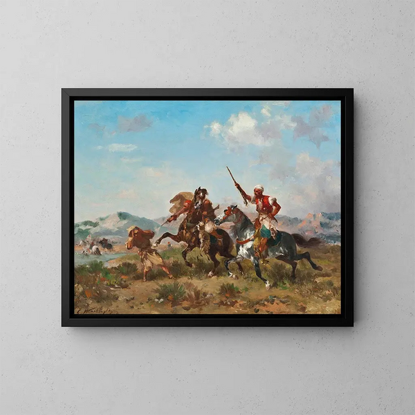 Il gruppo di saccheggio - Georges Washington — quadro incorniciato alla parete