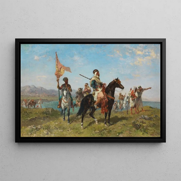 Il gruppo di esploratori - Georges Washington — quadro incorniciato alla parete