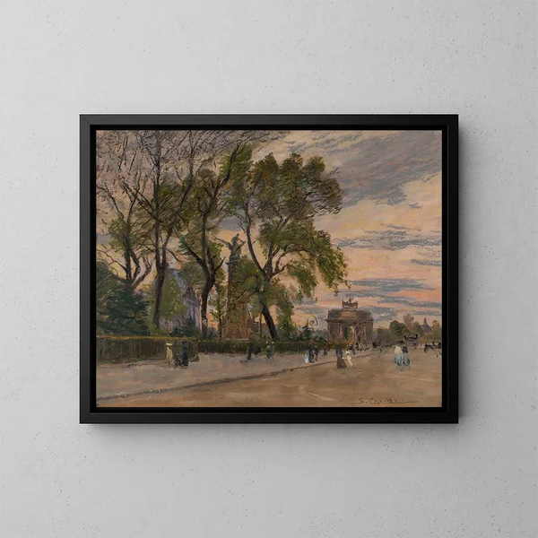 Le Carrousel - Georges-Émile Carette — quadro incorniciato alla parete