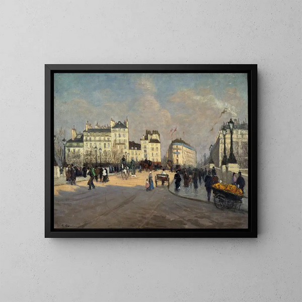 Vista sul Pont-Neuf - Georges-Émile Carette — quadro incorniciato alla parete