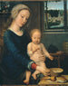 La Vierge à l'Enfant avec la soupe au lait - Gerard David — vista dell’opera