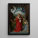Vierge à l'Enfant avec quatre anges - Gerard David — quadro incorniciato alla parete