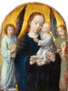 Vergine con Bambino tra angeli musicanti - Gerard David — vista dell’opera