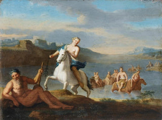 Gerard Hoet - Clelia Crossing The Tiber.webp