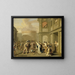 Cleopatra che offre vino ad Alessandro il Grande dopo la sua conquista di Mazaka - Gerard Hoet — quadro incorniciato alla parete