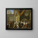 Il matrimonio di Alessandro Magno e Roxane di Bactriana - Gerard Hoet — quadro incorniciato alla parete