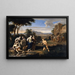 Ulisse e Nausicaa in un paesaggio arcadico - Gerard Hoet — quadro incorniciato alla parete