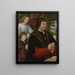 Ritratto di Lieven van Pottelsberghe - Gerard Horenbout — quadro incorniciato alla parete