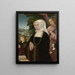 Ritratto di Livina van Steelant - Gerard Horenbout — quadro incorniciato alla parete