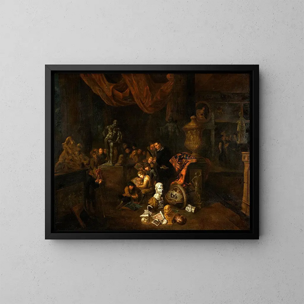 Interno di una scuola d'arte - Gerard Thomas — quadro incorniciato alla parete