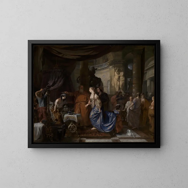 Antiochus e Stratonice - Gerard de Lairesse — quadro incorniciato alla parete
