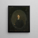 Ritratto di un uomo - Gerard ter Borch — quadro incorniciato alla parete