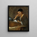 Il filosofo Eraclito - Gerard ter Borch — quadro incorniciato alla parete
