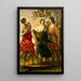 Méléagre e Atalante - Gerard van Honthorst — quadro incorniciato alla parete