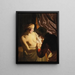 La caccia alle pulci - Gerard van Honthorst — quadro incorniciato alla parete