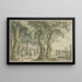 Paesaggio con alberi, staccionata e figure - Gerard van Rossum — quadro incorniciato alla parete