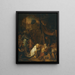 L'Adorazione dei Magi - Gerbrand van den Eeckhout — quadro incorniciato alla parete