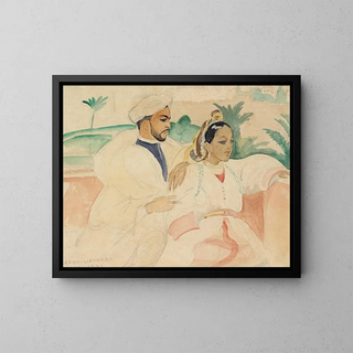 Marocain - Gerda Wegener — quadro incorniciato alla parete