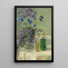 Nature morte avec fleurs bleues et deux bouteilles sur une table - Gerda Wegener — quadro incorniciato alla parete