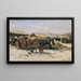 Scène de marché hongrois - Gergely Prge — quadro incorniciato alla parete