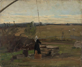Al pozzo - Gerhard Munthe — vista dell’opera