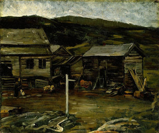 Gerhard Munthe - Autumn Evening at the Farm ylo.webp