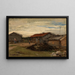 Cour de campagne - Gerhard Munthe — quadro incorniciato alla parete