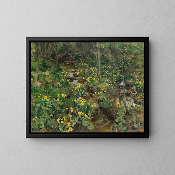 Souci norvegese - Gerhard Munthe — quadro incorniciato alla parete