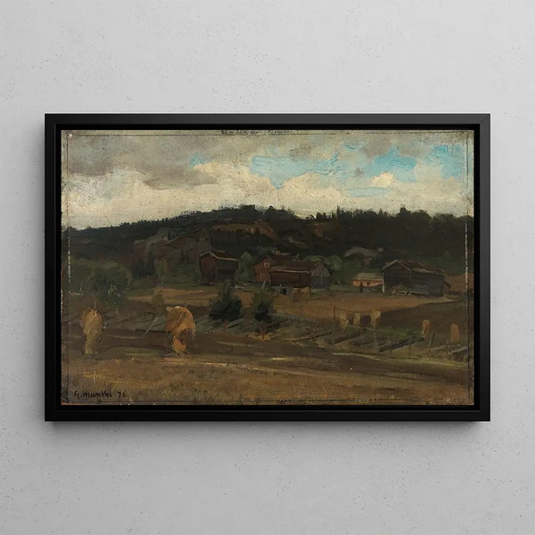 Gerbes de blé - Gerhard Munthe — quadro incorniciato alla parete