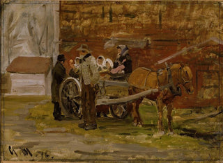 Il Carretto di mele - Gerhard Munthe — vista dell’opera