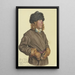 Buste d'un jeune paysan russo - Gerhardt Wilhelm von Reutern — quadro incorniciato alla parete