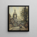 Il Sacro Cuore a Montmartre - Germain David - Nillet — quadro incorniciato alla parete