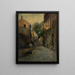 La rue de la Fontaine-Mulard place de Rungis - Germain Eugène Bonneton — quadro incorniciato alla parete