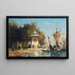 Una fontana sul mare in Turchia - Germain Fabius Brest — quadro incorniciato alla parete