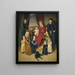 Un artista e la sua famiglia - Scuola tedesca — quadro incorniciato alla parete