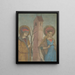 Diptyque dei santi Achatius, Barbara, Apollonia e Sebaldo - Scuola tedesca — quadro incorniciato alla parete