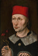 Portrait d'un homme au bonnet rouge - Ecole allemande — vista dell’opera