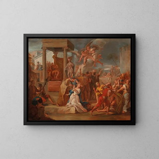 German School - The martyrdom of a female saint.webp